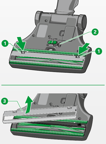 1 paio di spazzole di ricambio di alta qualità per Vorwerk EB 360, EB 370